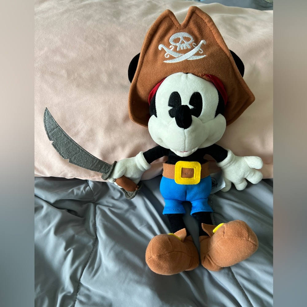 WDW Pirate Mickey Mouse Plush